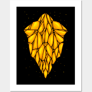 Yellow Diamond Posters and Art